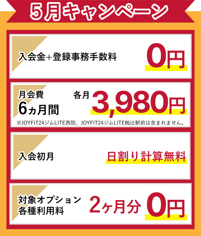 キャンペーン情報