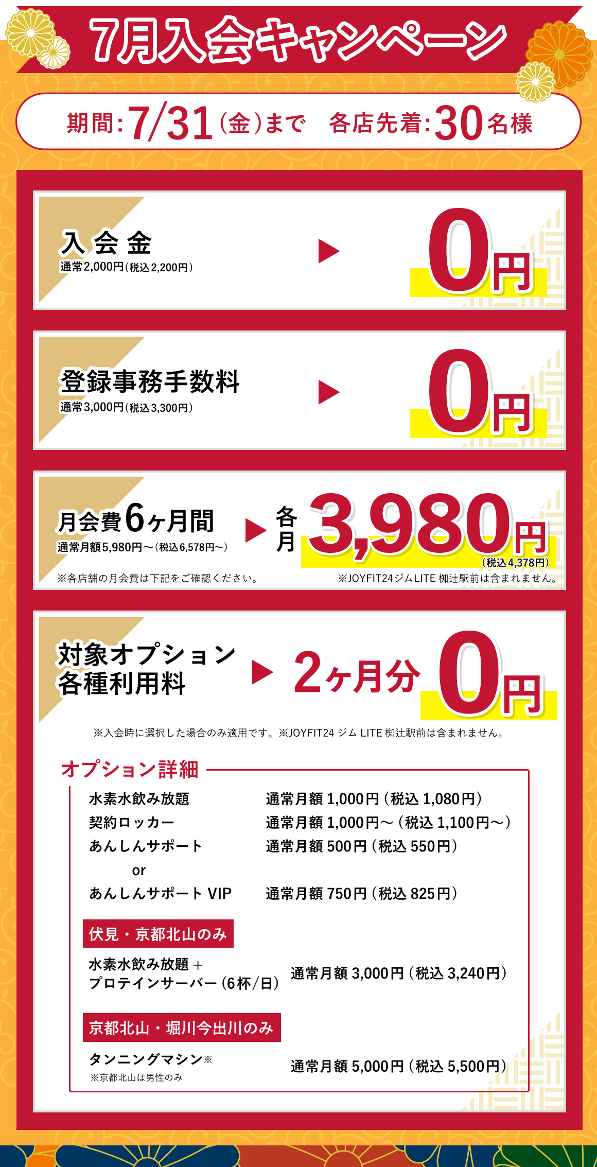 キャンペーン情報