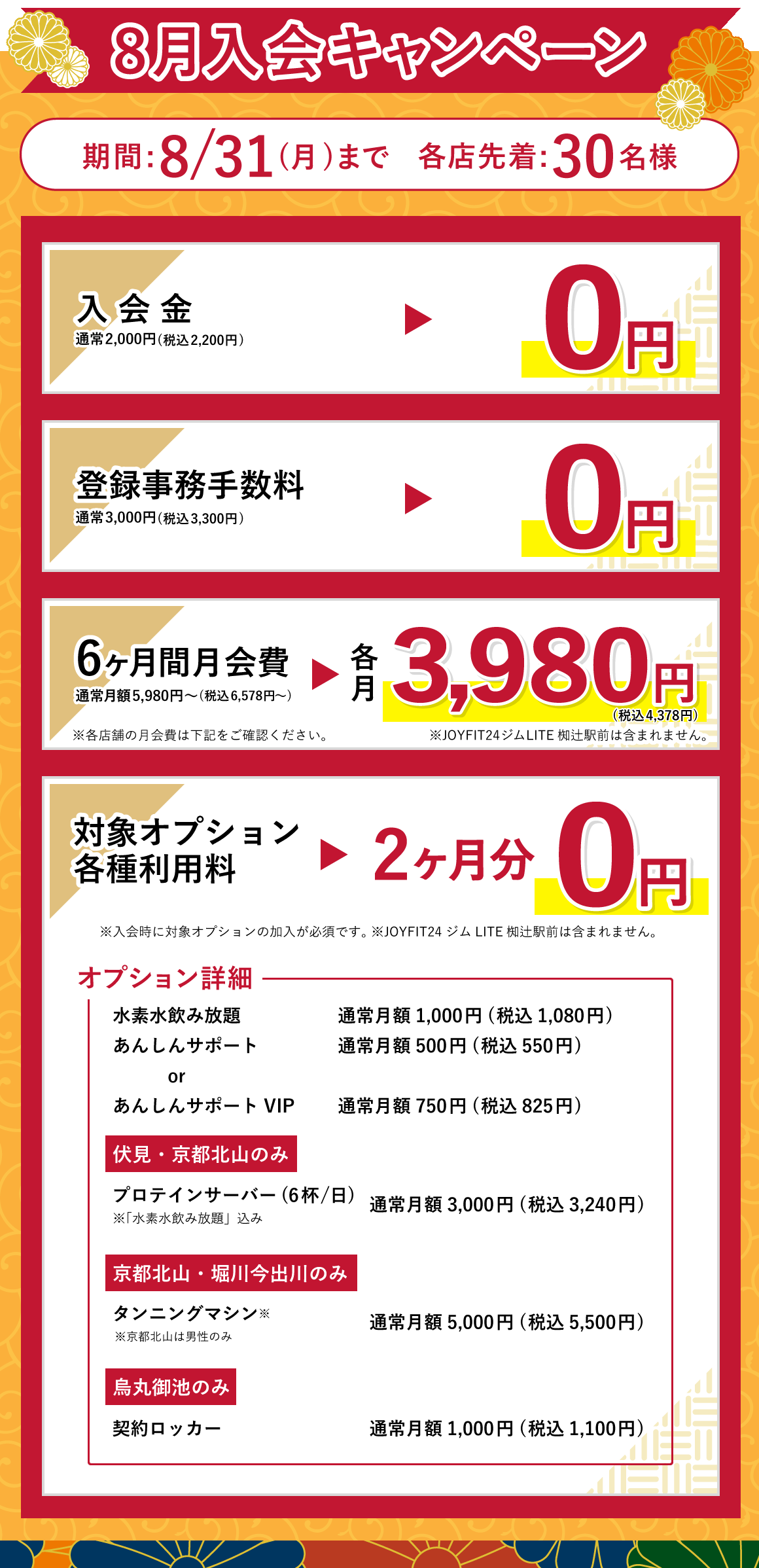 キャンペーン情報