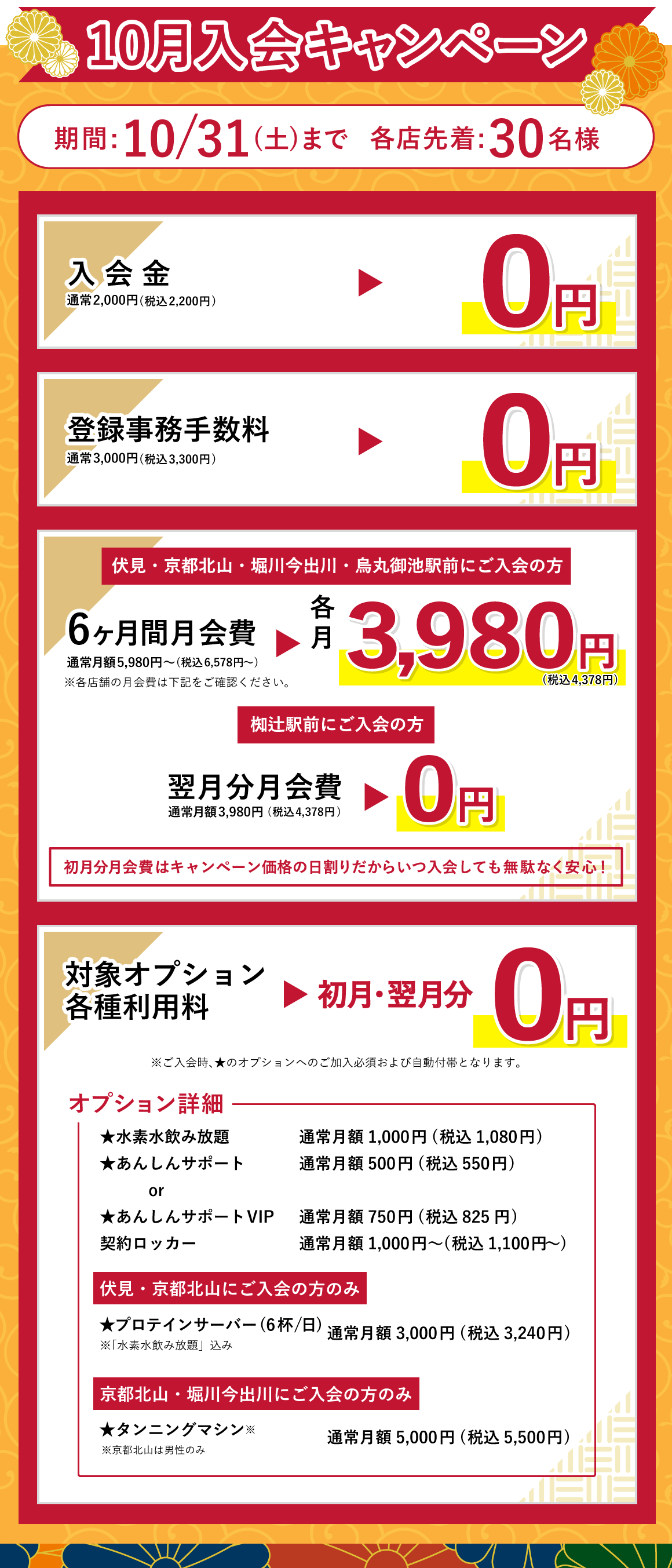 キャンペーン情報